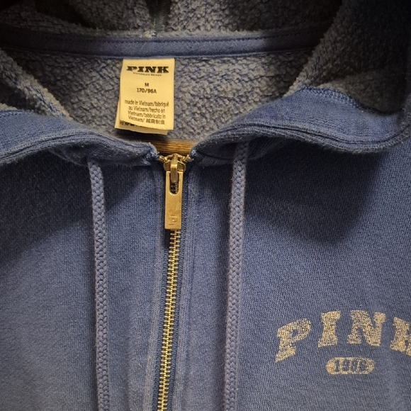 Victoria's Secret Blue Ombre Gradient Hoodie Med - Picture 2 of 4